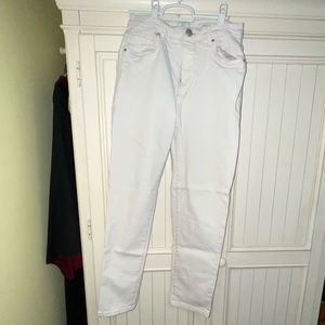 White Stretch Mom Cotton On Jeans